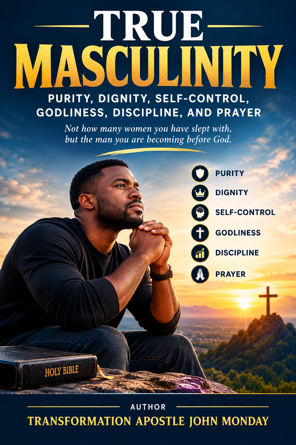 TRUE MASCULINITY: PURITY, DIGNITY, SELF-CONTROL, GODLINESS, DISCIPLINE, AND PRAYER