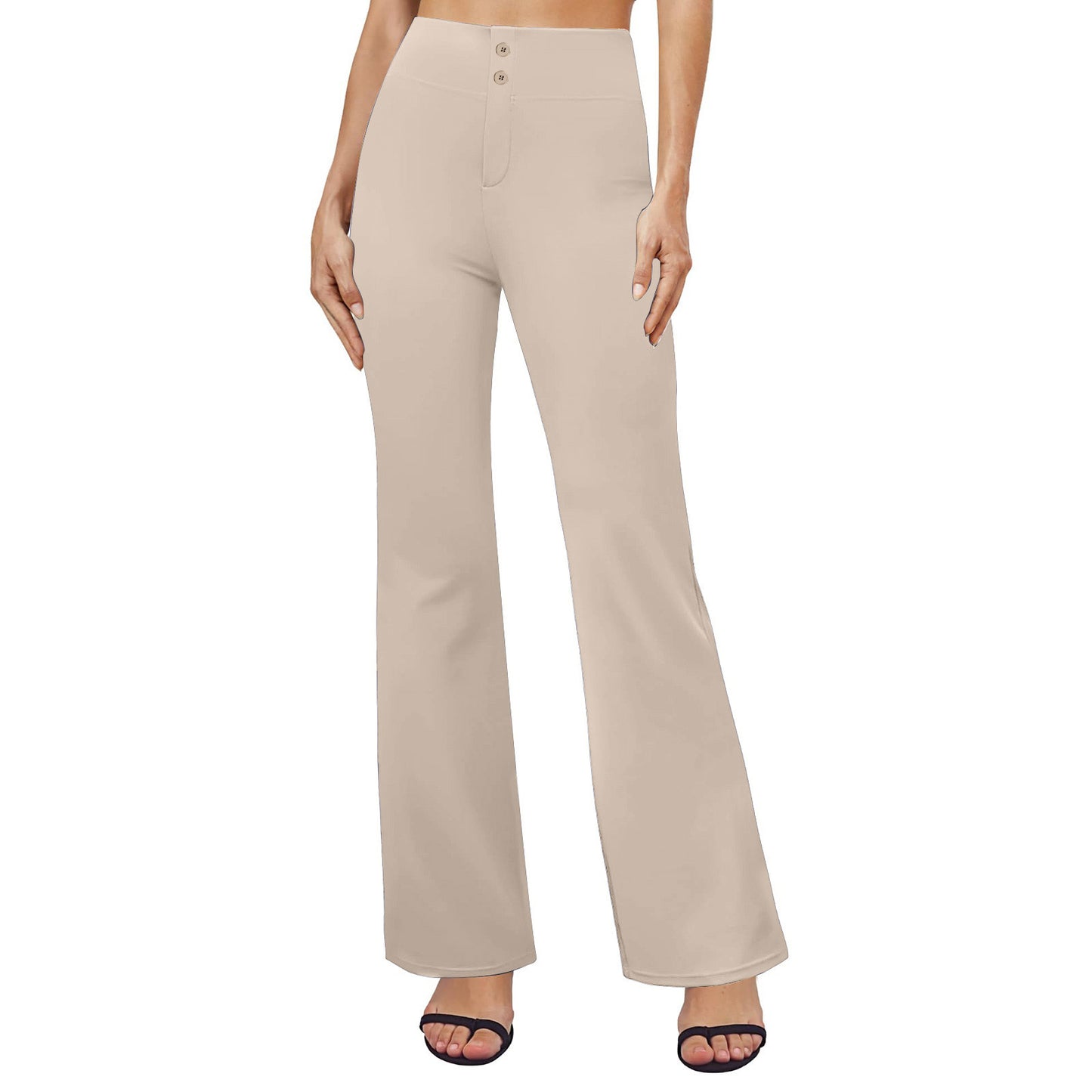High-waisted Butt-lifting Wide-leg Sweatpants
