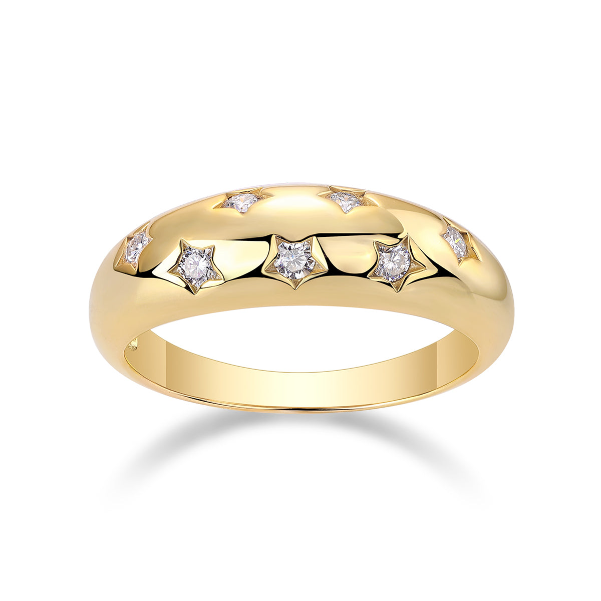 1Trendy Diamond Rings, Wedding Rings, Luxury Fashion, Silver Rings Set With Moissanite Prohibit TikTok sales