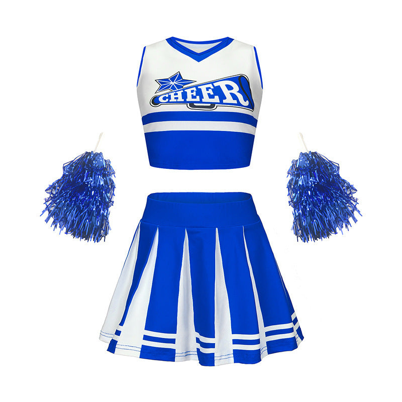 Childrens Cheerleading Performance Outfits Show Costumes