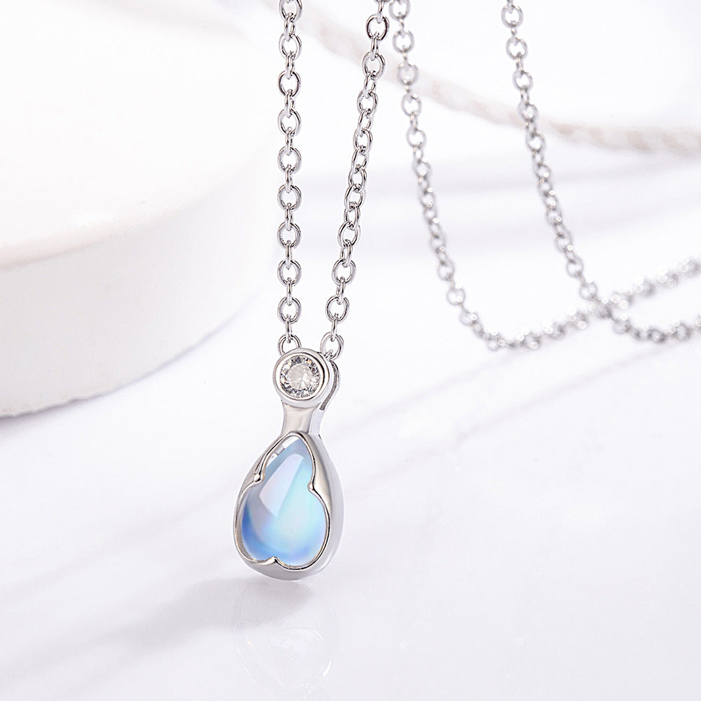 Simple And Stylish Teardrop-shaped Necklace For Women