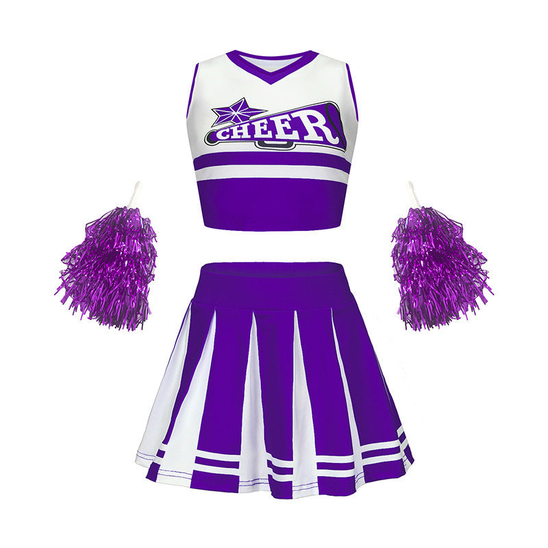 Childrens Cheerleading Performance Outfits Show Costumes