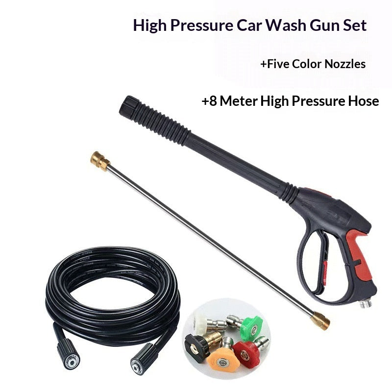 High-pressure Car Wash Water Gun And Hose Kit