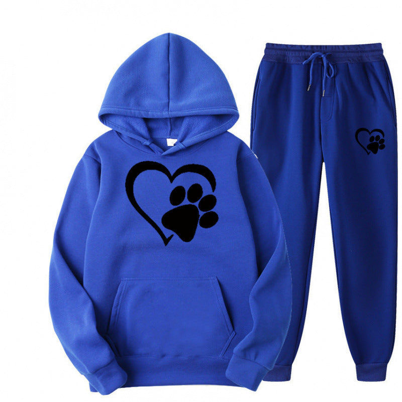 Mens And Womens Printed Hoodie Sets For Fall And Winter
