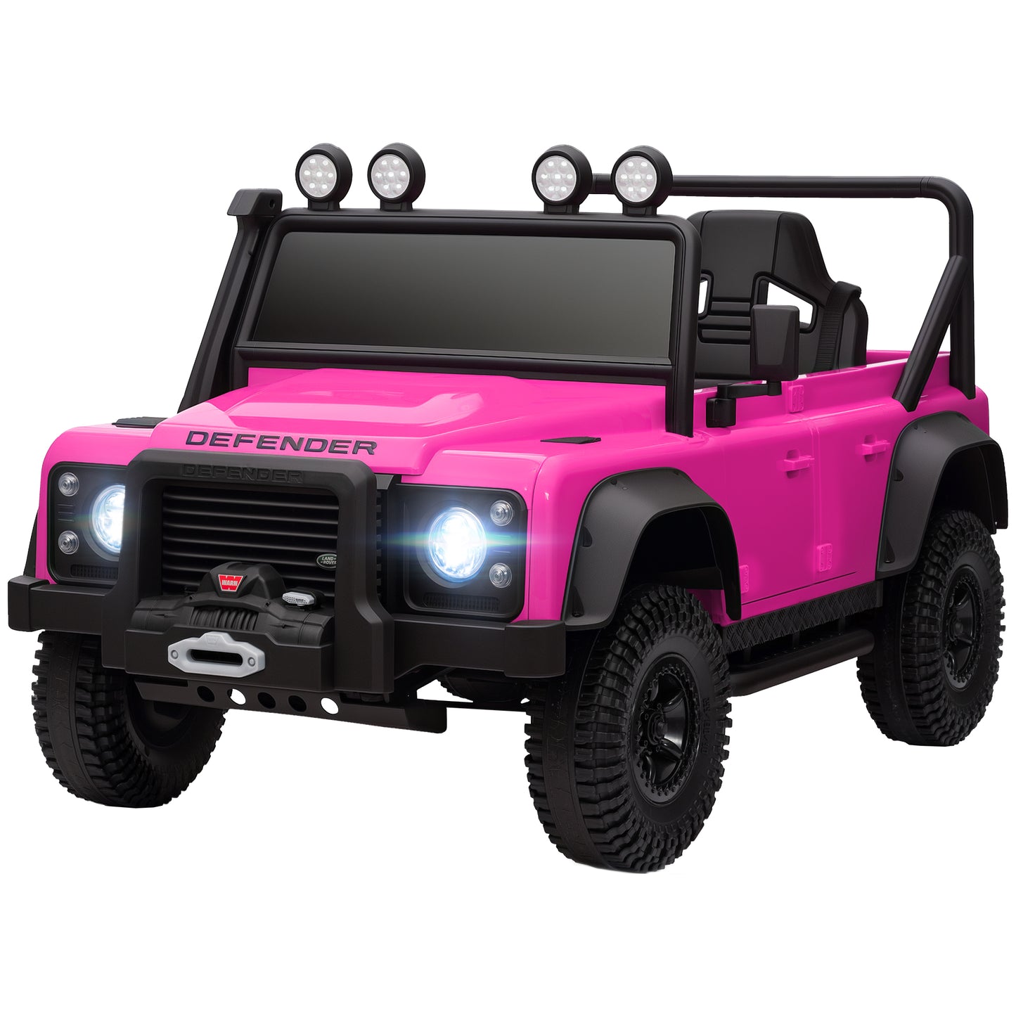 Electric Car For Remote Control, Dual Motors, Spring Suspension, LED Lights