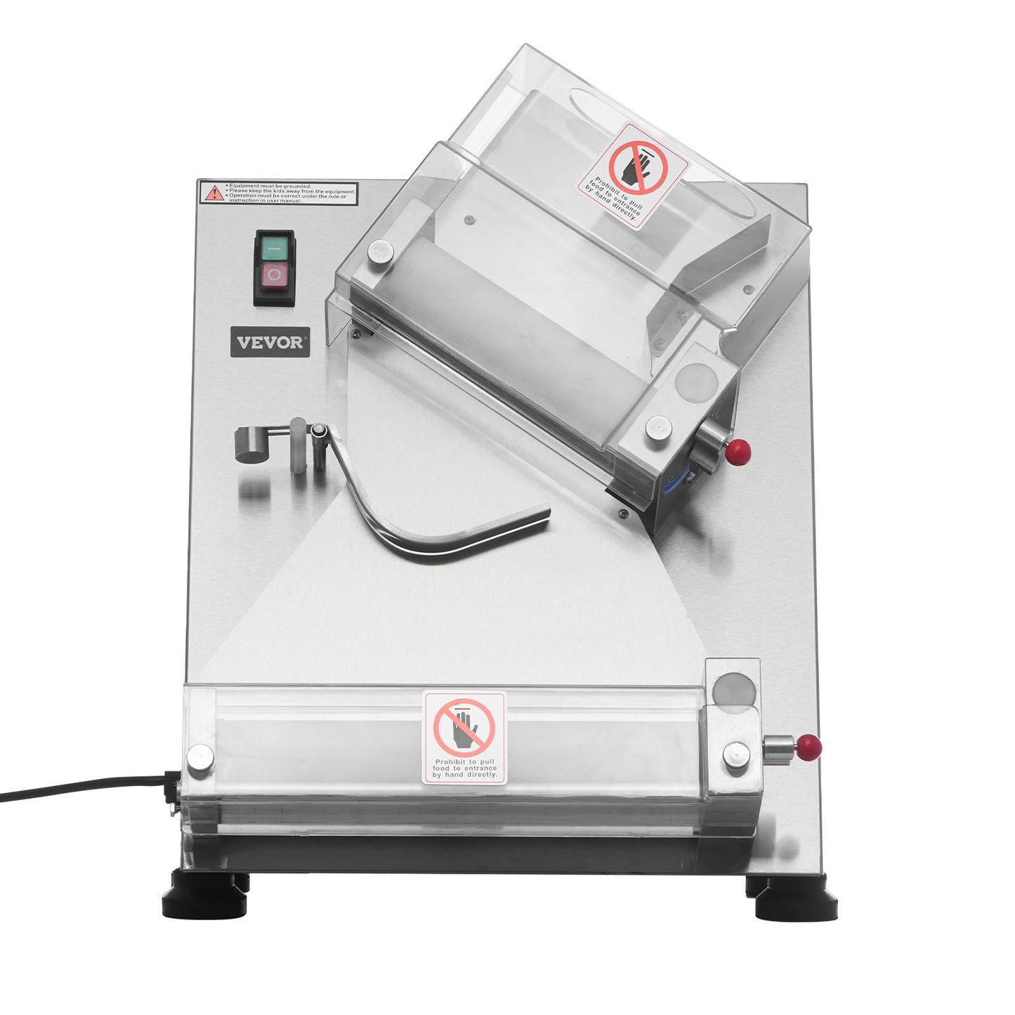 14 Inch Pizza Dough Roller Sheeter Automatic Commercial Pizza Dough Press 370W