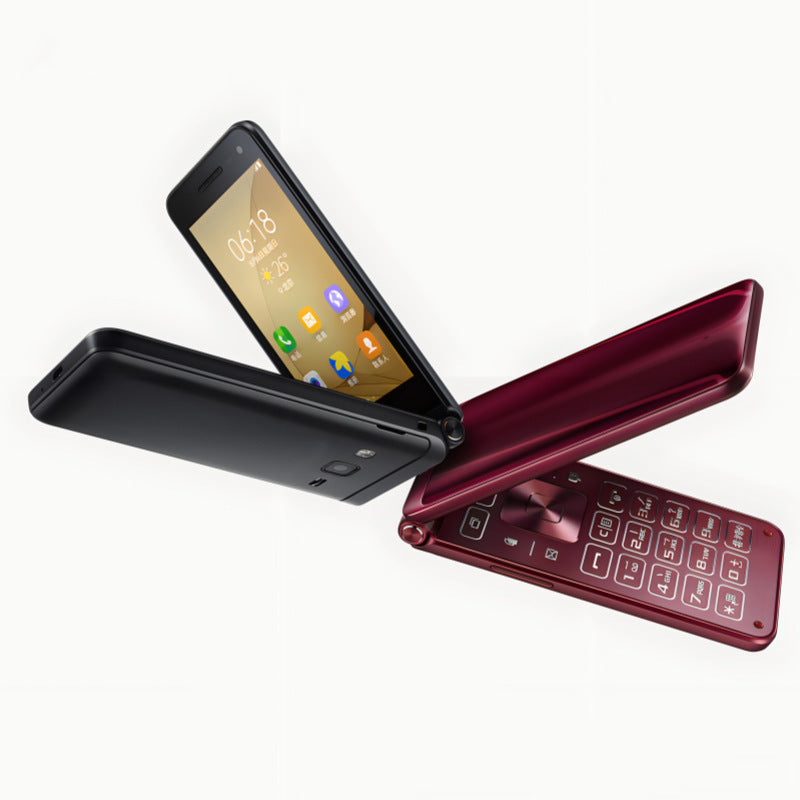 Smartphone Loud Big Word Flip Button Elder People Mobile