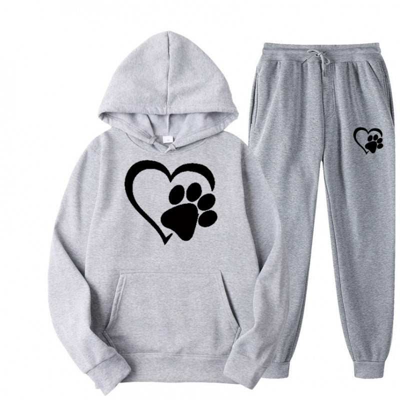 Mens And Womens Printed Hoodie Sets For Fall And Winter
