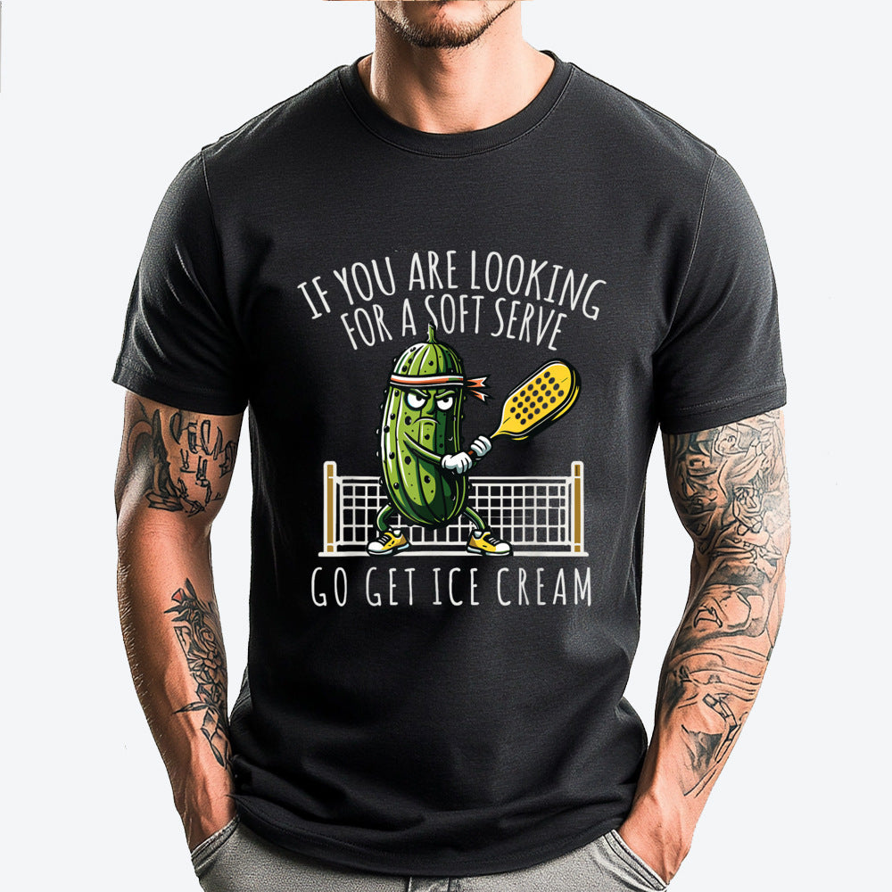 Graphic Classic T-Shirt For Men Breathable Cotton Menswear
