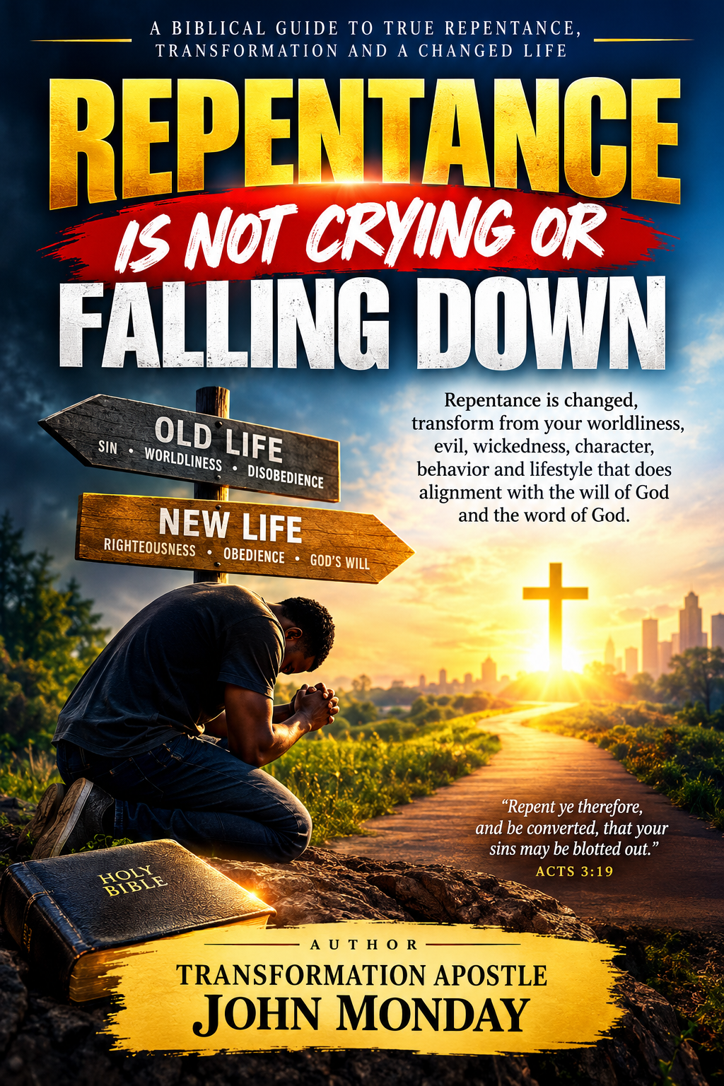 REPENTANCE IS NOT CRYING OR FALLING DOWN